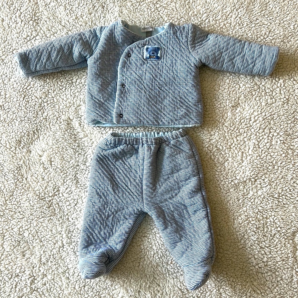 Warm 2 peice suit.